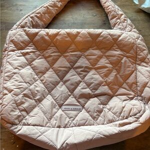 Poppy & Peonies Blush Quilted Shoulder Bag